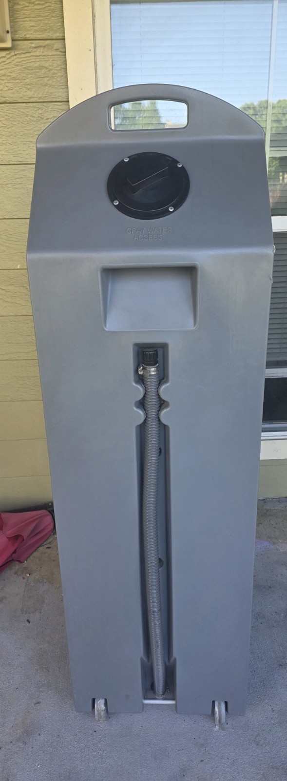 Uline Portable Hand Wash Station Gray Cabinet Assembly, Model H-8883