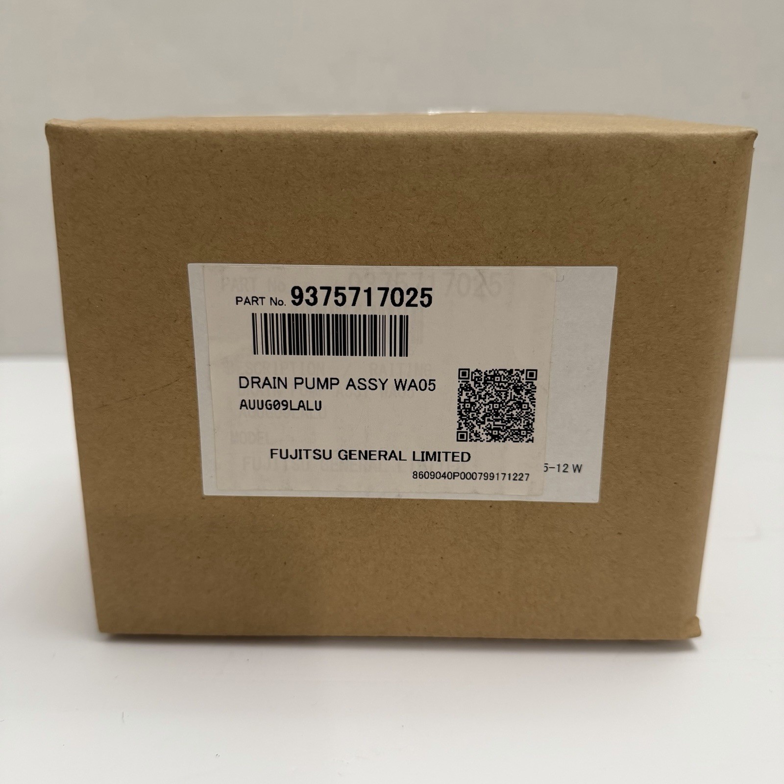 Genuine Fujitsu 9375717025 Drain Pump Assy WA05 AUUG09LALU NEW OEM