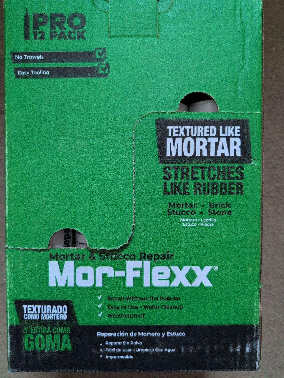*Case Of 12* Mor-flexx Gray Grey 10.5oz 12ea Case SASHCO