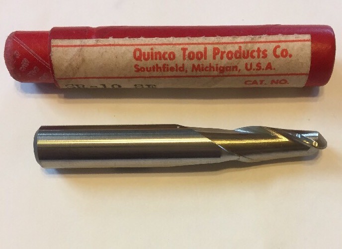 End Mill 5/16×3/8×3/4×2-1/2” SE Ball 2Flt (Quinco SR-10,G-4-9)11Q
