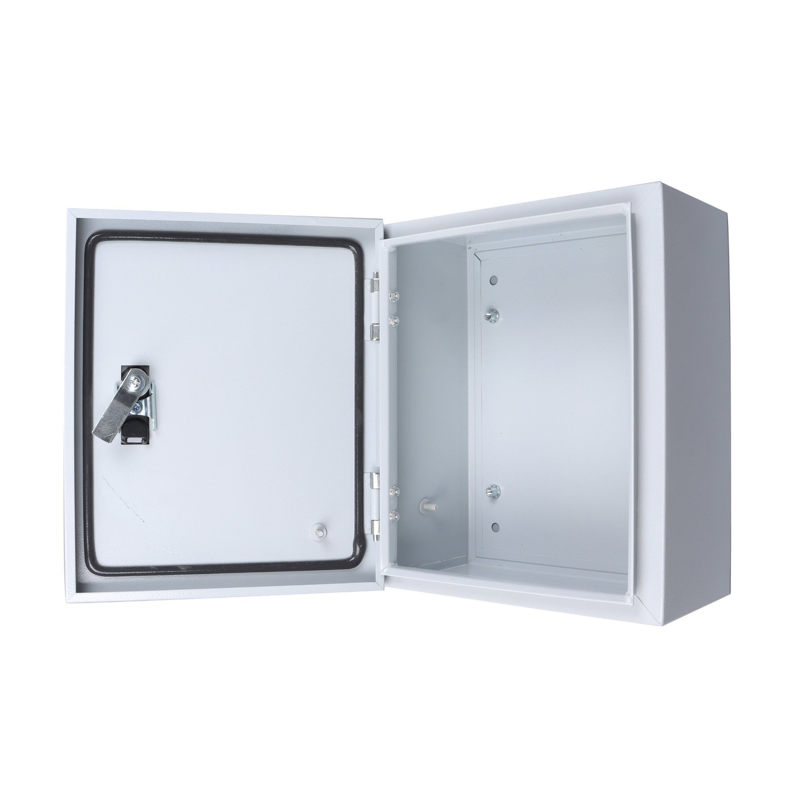NEMA 4X Steel Electrical Box, IP66 Waterproof Lockable w/Mounting Plate12x10x6″
