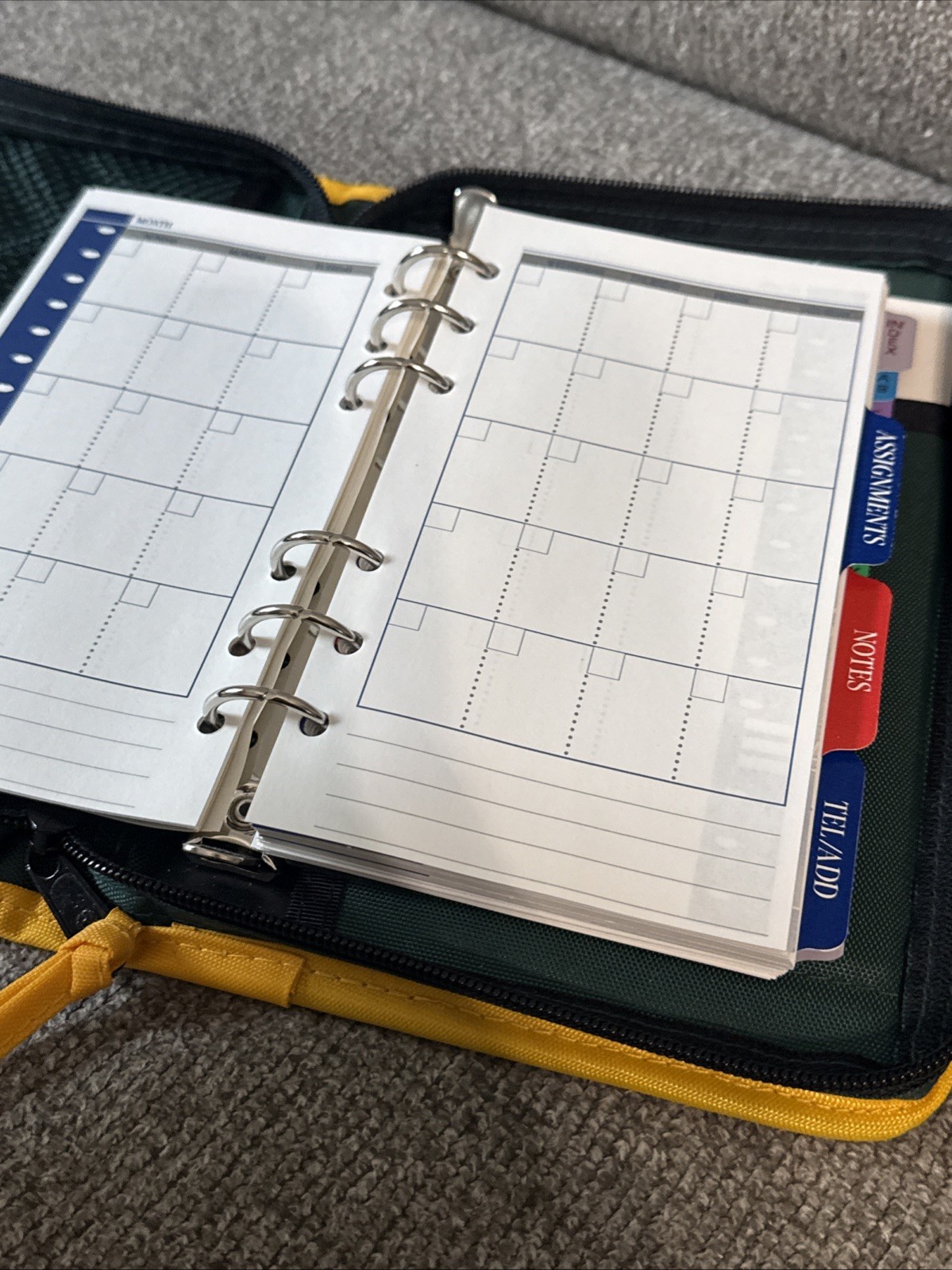 NOB VTG 1995 Mead NFL Green Bay Packers Zip Student Planner 6″ x 9″ FREE SHIPPNG
