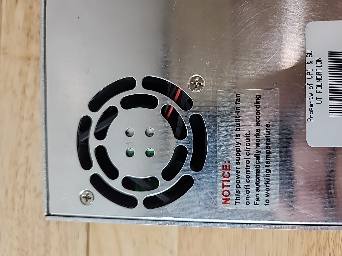 Meanwell S-320-48 Input: 120/240VAC Output: 48VDC 6.5A Power Supply Unit Used
