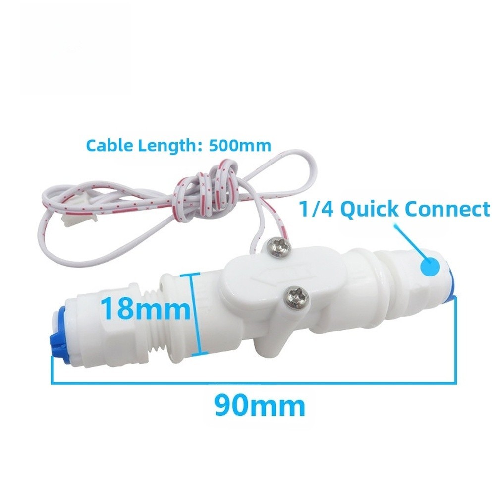 Flow Switch Sensor Quick Connect Installation Electrical Signal Output