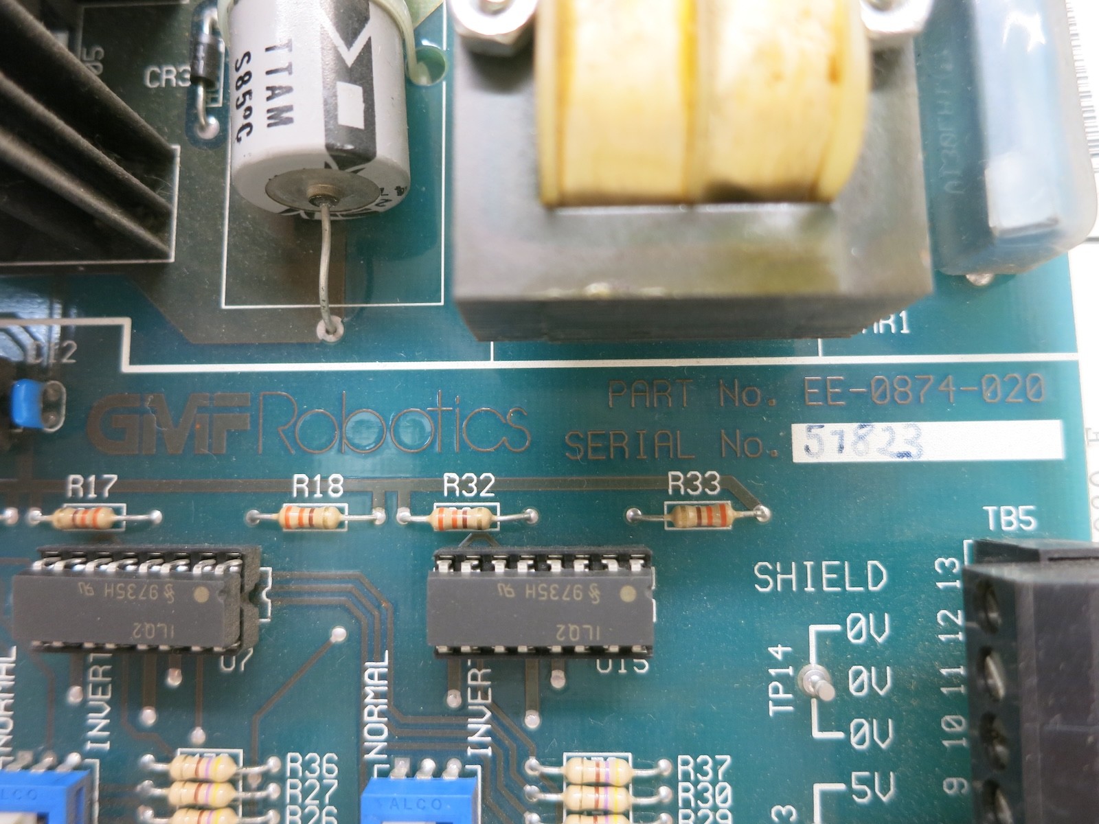 GMF Robotics EE-0874-020 Power Supply Controller Board Encoder Multiplexer PCB