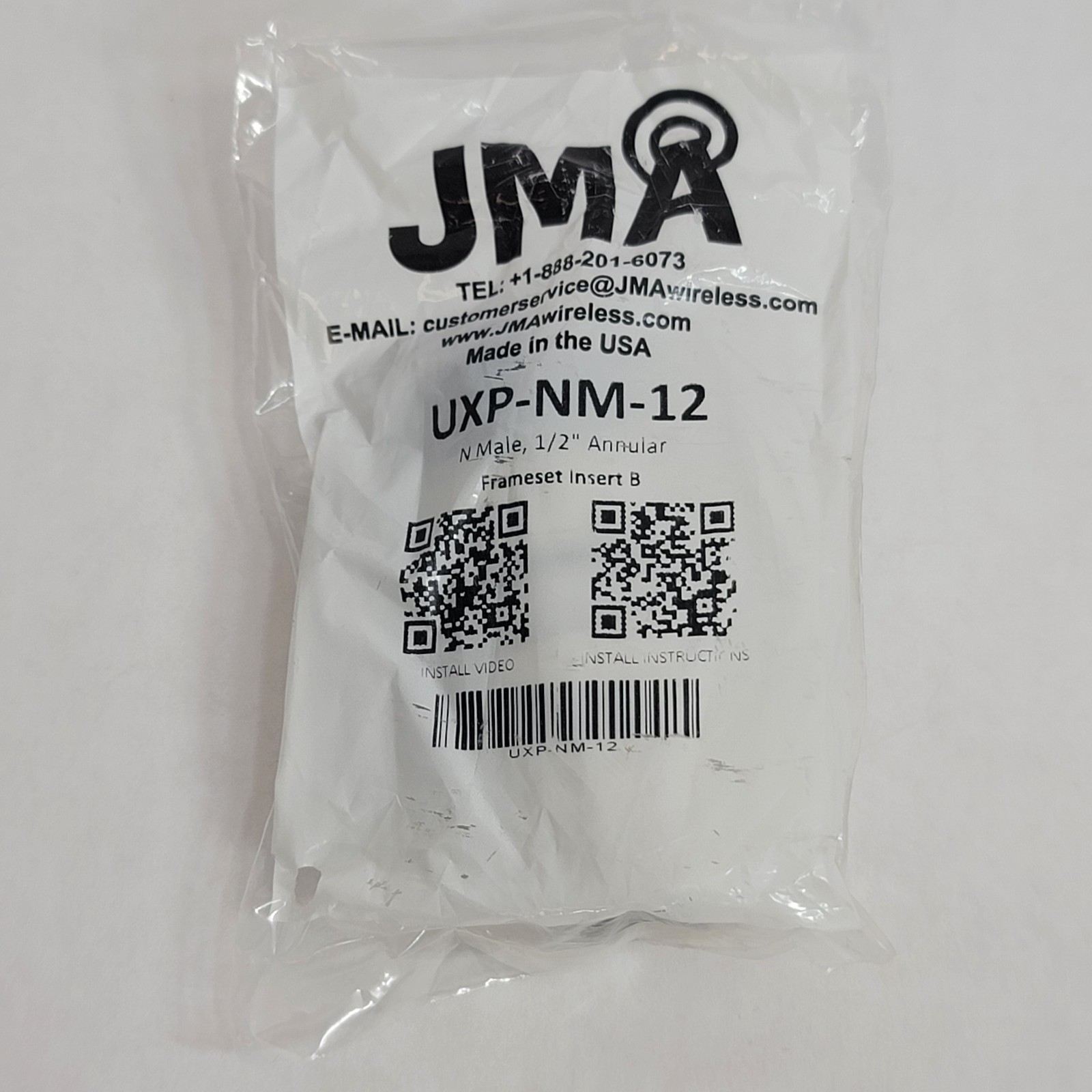 UXP-NM-12 N. Male, 1/2″ Annular, UXP Connector, 50 Ohm