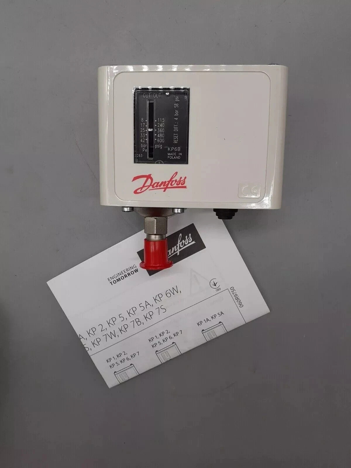 1PC Danfoss Pressure Switch 060-115366 KP5A manual IP30 – NEW