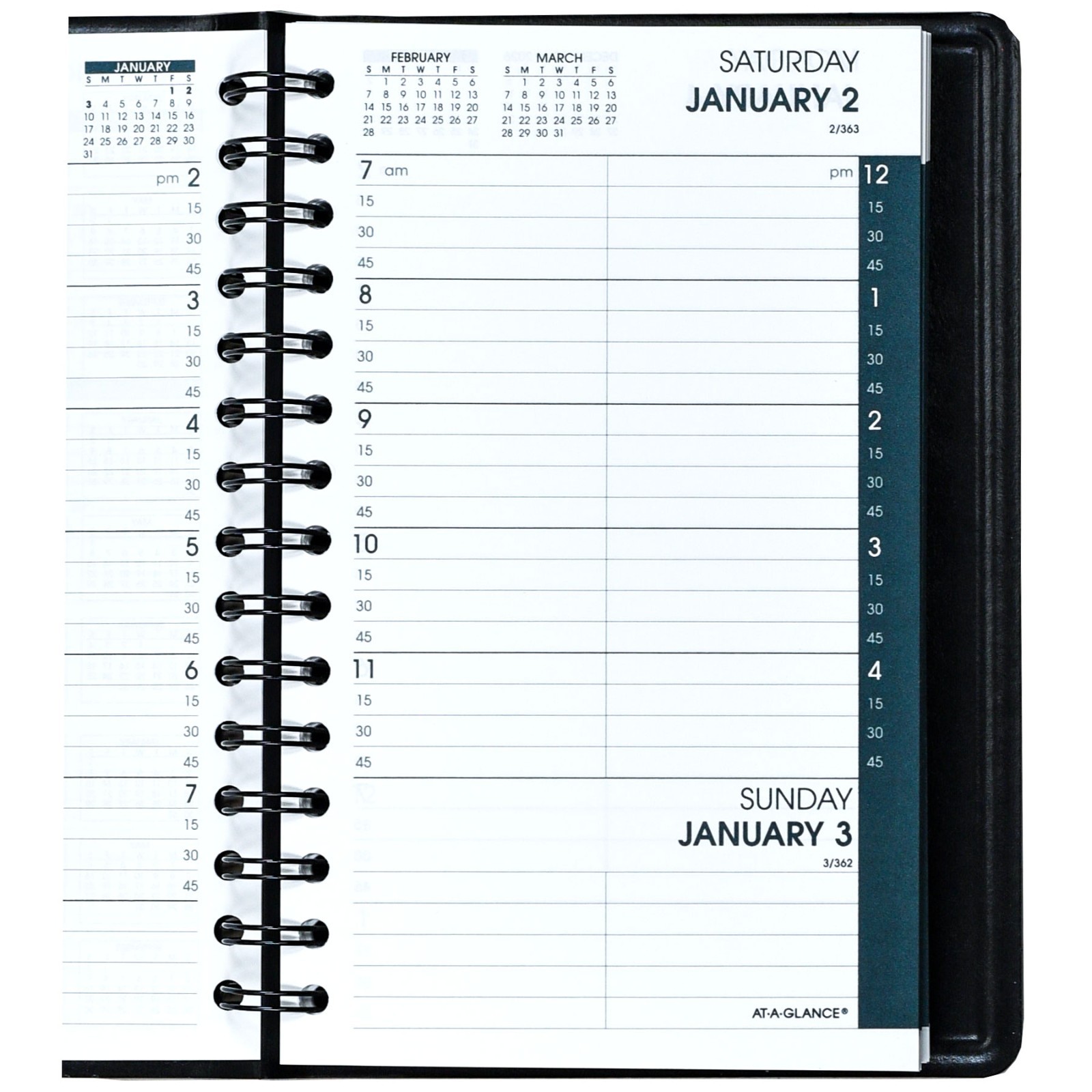 2026 At-A-Glance 70-800-05 Daily Appointment Book, 5 x 8″