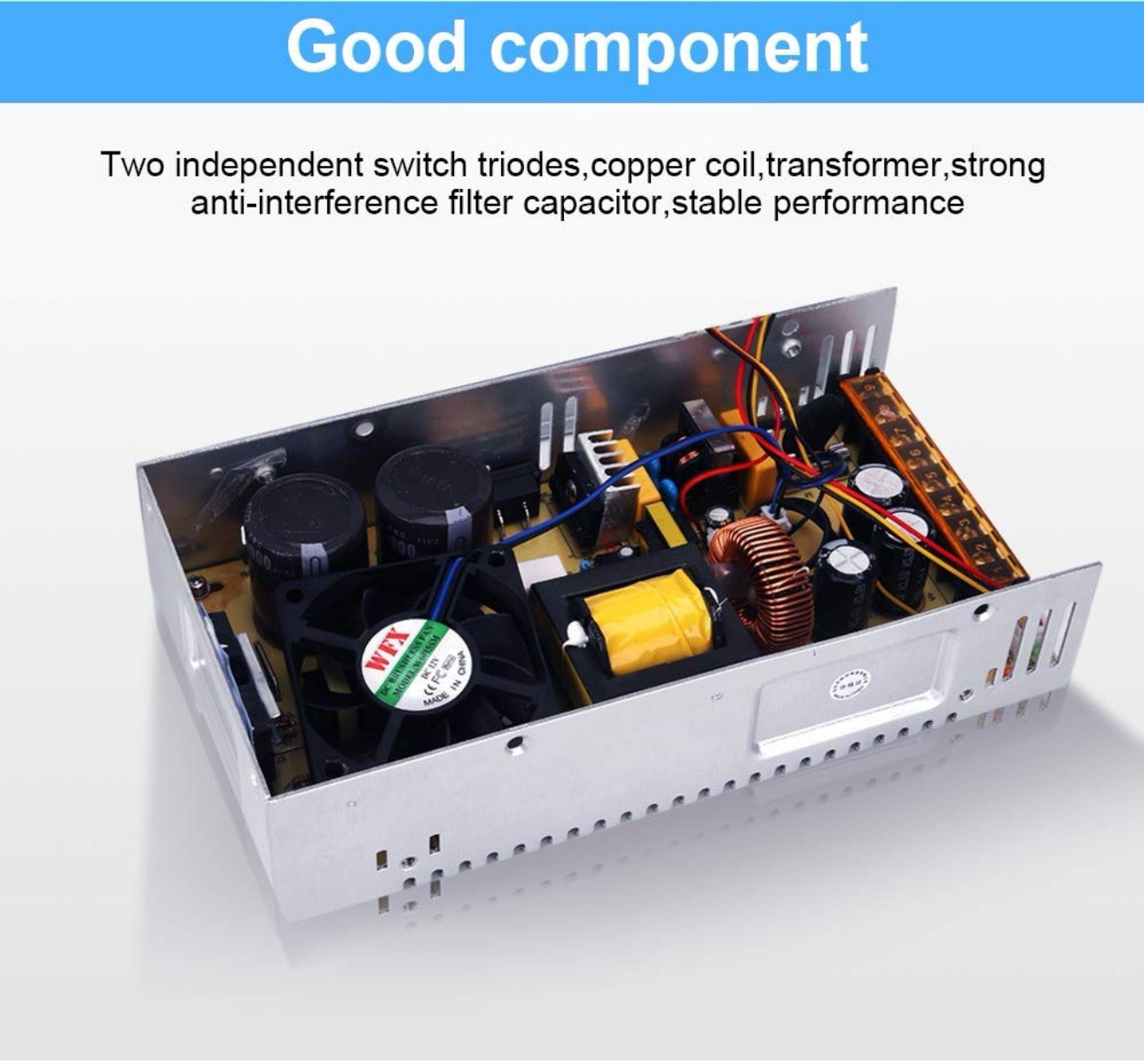 Adjustable Dc Power Voltage Converter Ac 110v220v To Dc 048v 10a Module Switchin