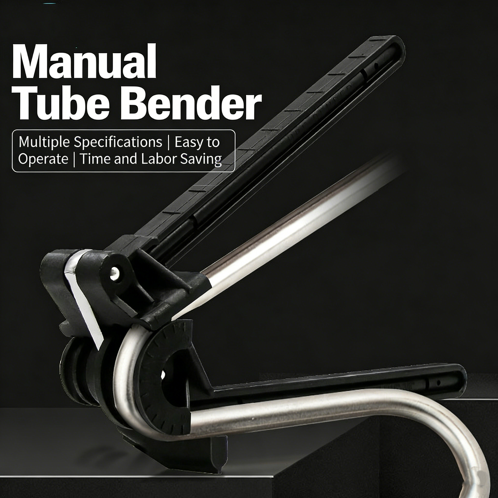 4 in 1 Tube Bender 5/16 3/8 3/16inch Manual Tube Bending Tool Combination Bender