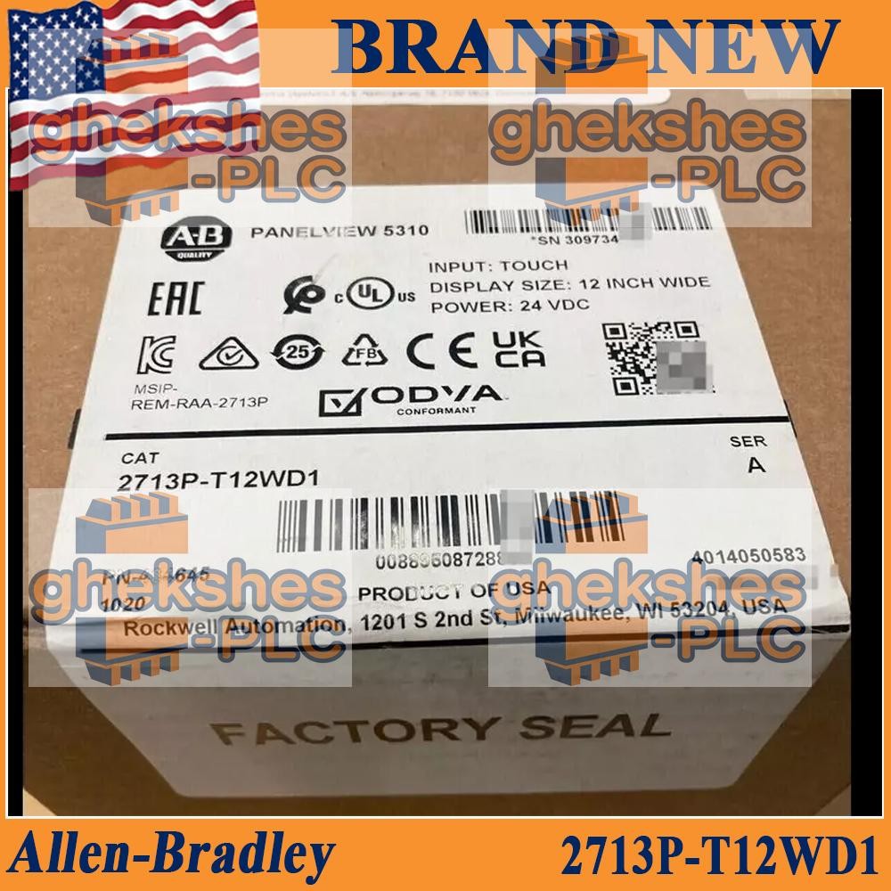New AB 2713P-T12WD1 New AB PanelView 5310 12″ Wide Graphic Terminal US