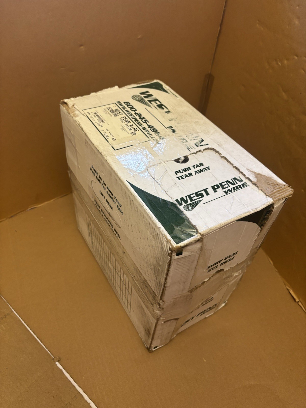 WEST PENN WIRE 25224B 18 AWG 2 Conductor Stranded Unshielded 1000ft White Plenum