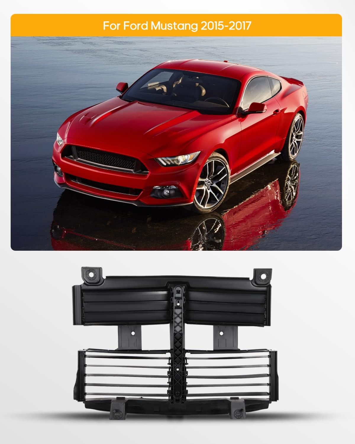 Active Grille Shutter 2015 2016 for Ford for Mustang Radiator Shutter Assembly