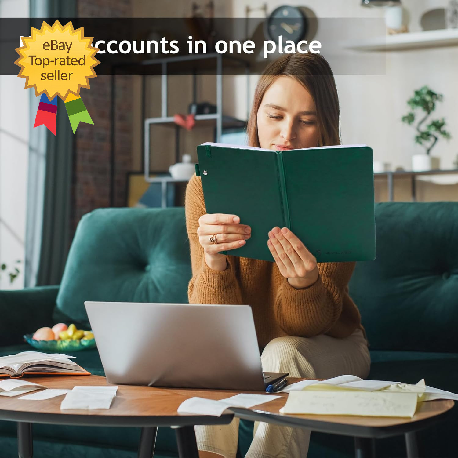 Accounting Ledger Book Business Expense Tracker Notebook Personal Finance Check