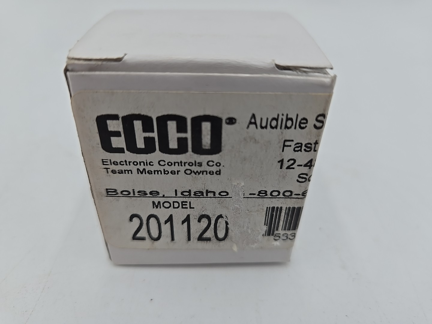 ECCO – 201120 – Audible Signal Device: Backup Beeper 80dB 12-48VDC Fast Pulse