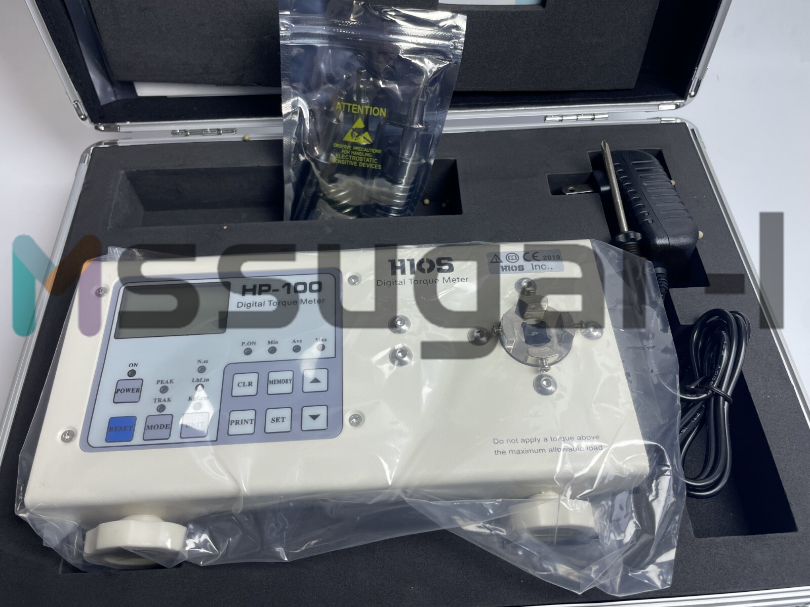 New In Box HIOS HP-100 Digital Torque Meter Tester #