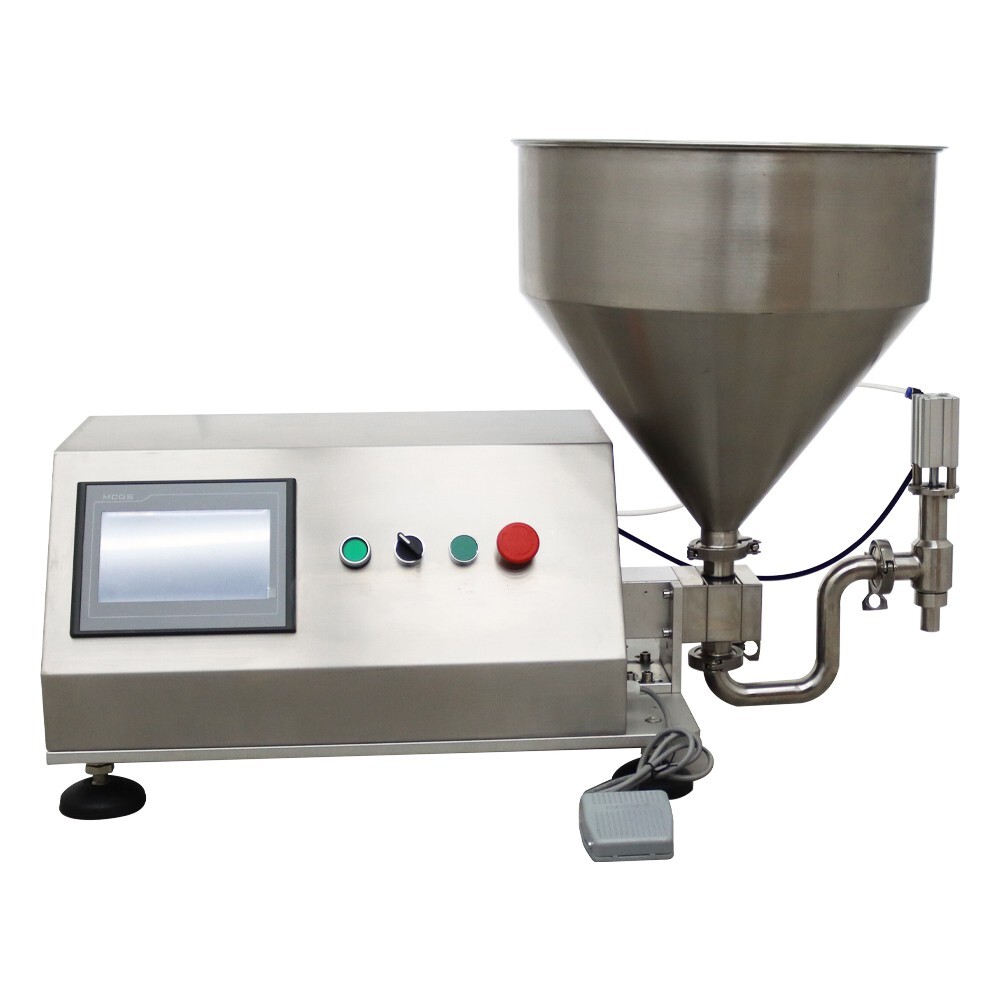 Open Box! 110V 5-50000ml Gear Pump Paste Liquid Filling Machine w/Touch Screen