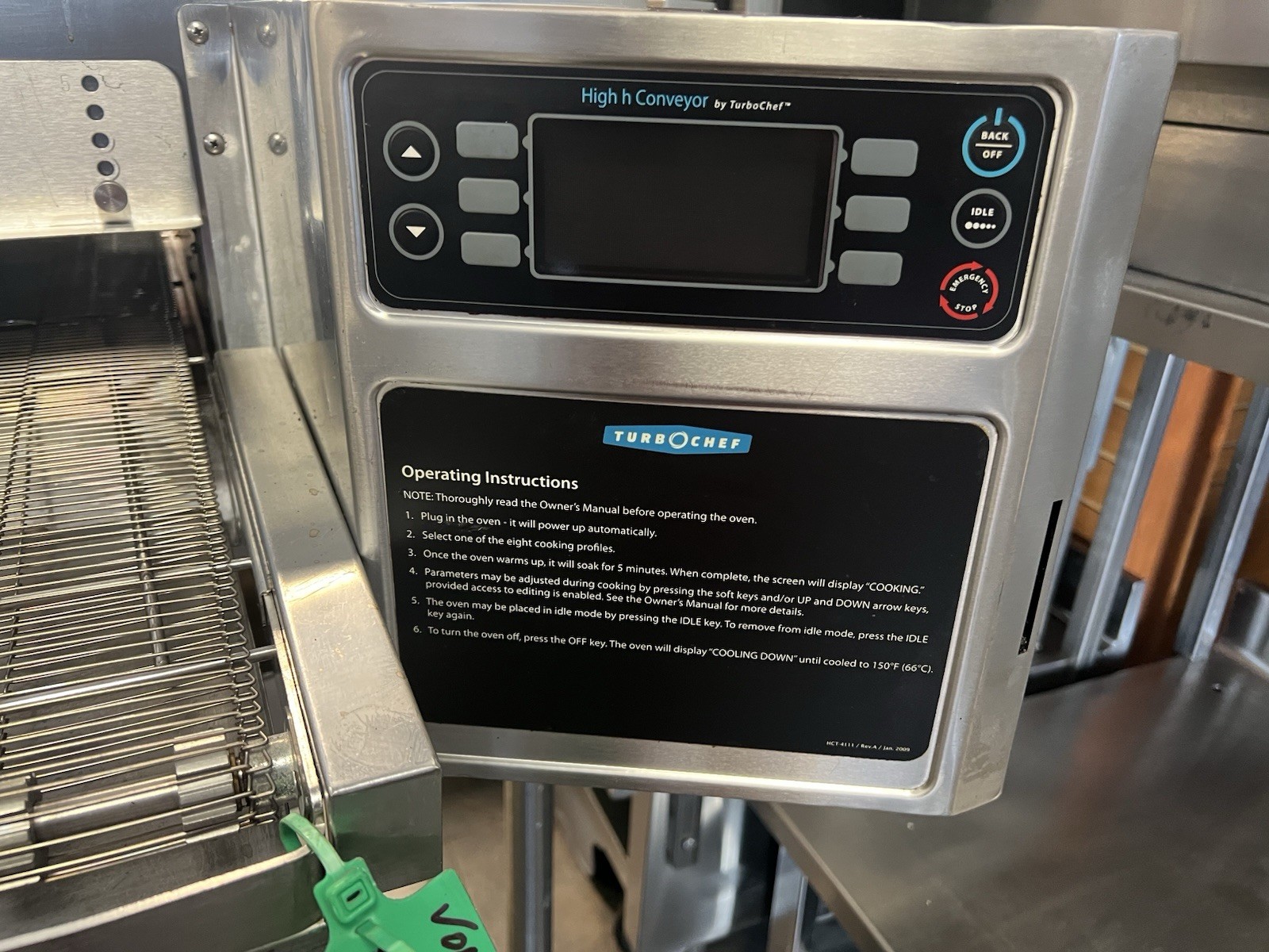 TurboChef HHC2020 STD HIGH Conveyor Oven, Rapid Cook