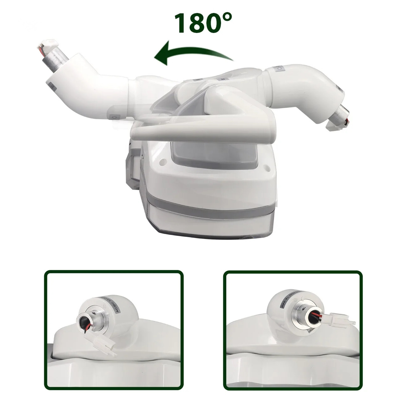 15W Dental Surgery LED Operation Light Dual Color Shadowless Oral Lamp 22mm/26mm