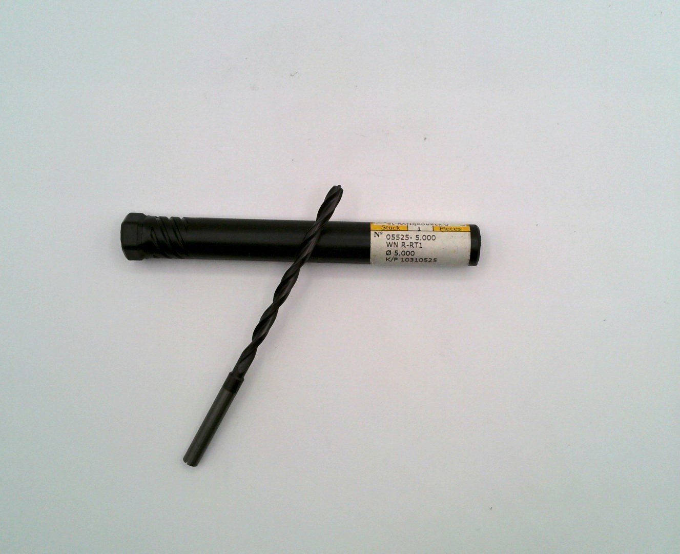 Guhring 05525-5.000 RT100U 5mm (0.1969″) 12xD Carbide Coolant Through Drill New