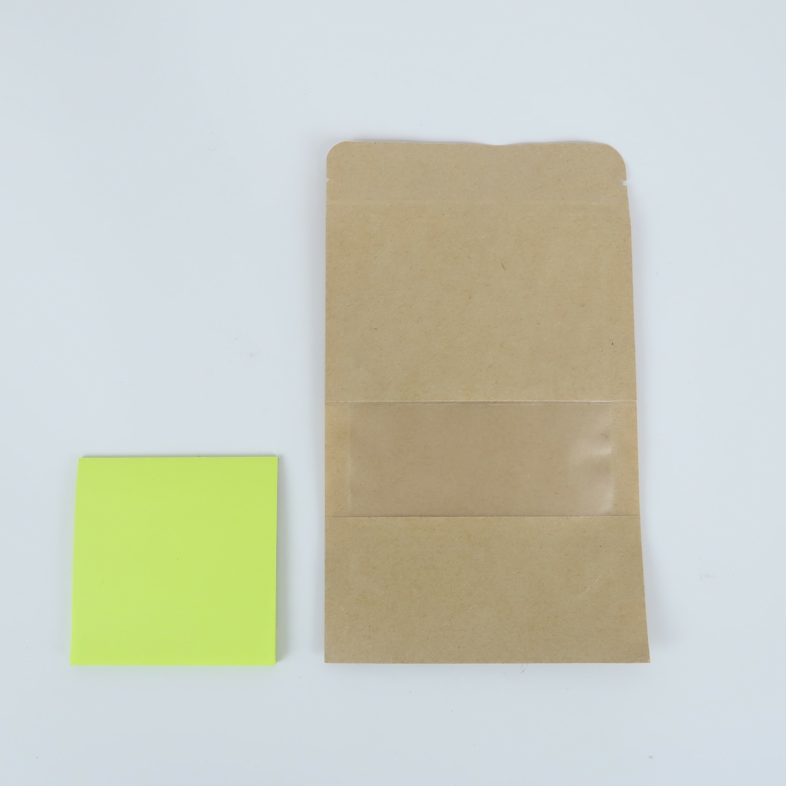 New Brown Kraft Stand Up Zip Seal Bags w/ Clear Window Side Gusset Variety Sizes