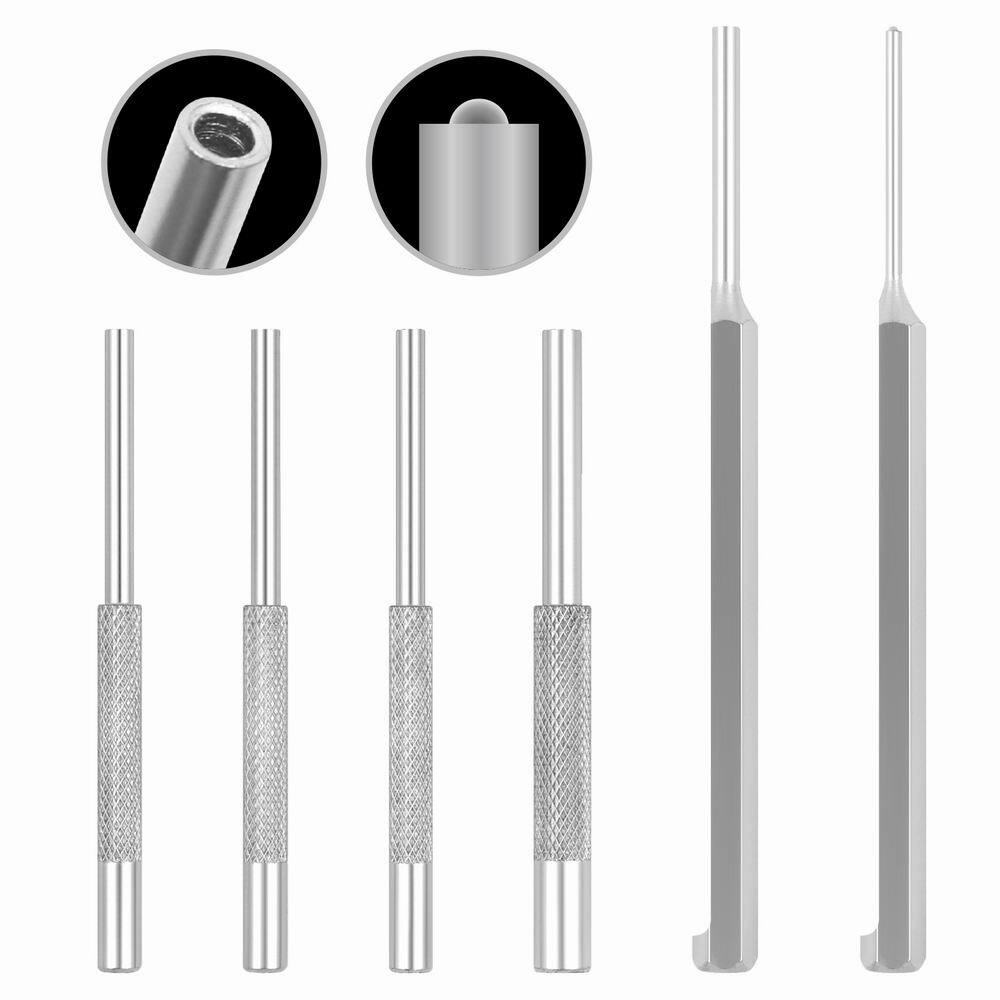 6PC Roll Pin Starter & Bolt Catch Install Punch Set 1/16″ 5/64″ 3/32″ 1/8″ 5/32″