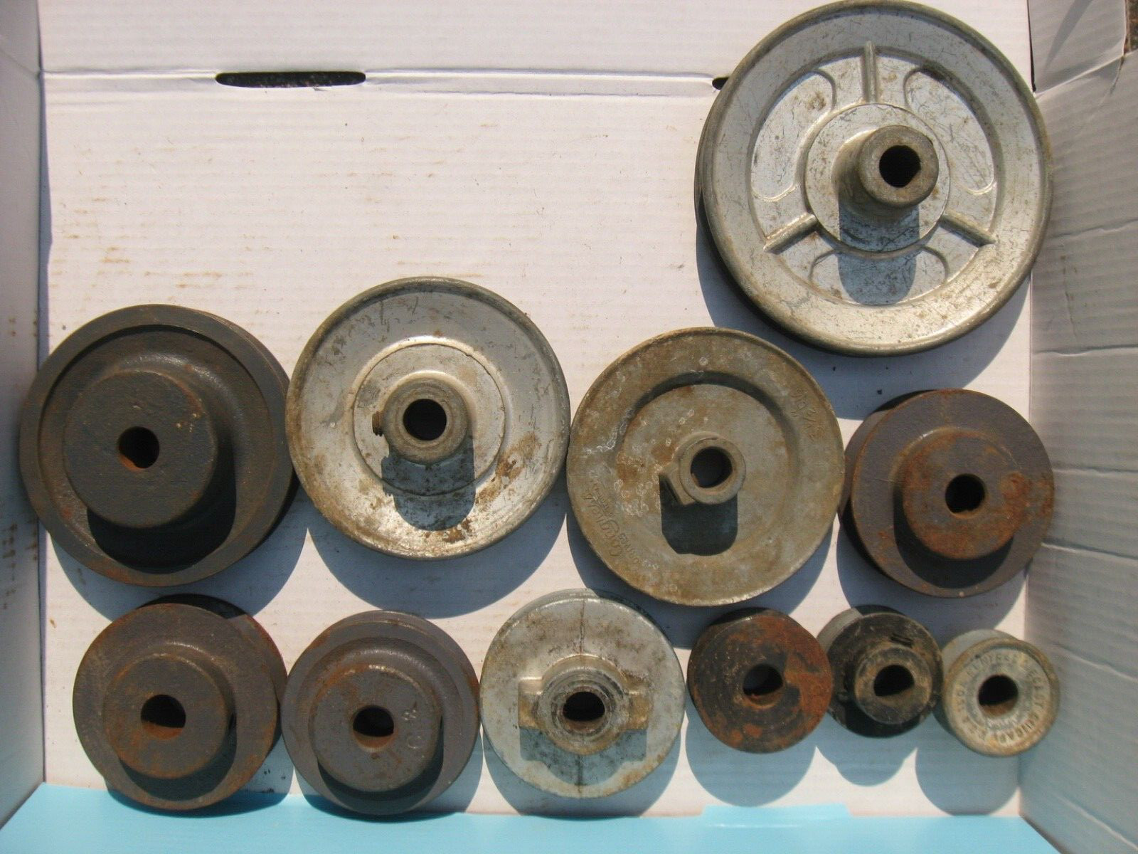 8 pulleys v-belt (Buy one or more, 8 FROM WHICH to CHOOSE) (5/8, 7/8/ 3/4 bores)