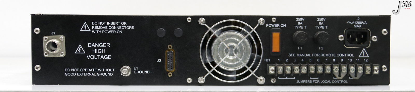 32813 GLASSMAN HIGH VOLTAGE POWER SUPPLY, SERIES EK, 10KV PS/EK10N60.0G20