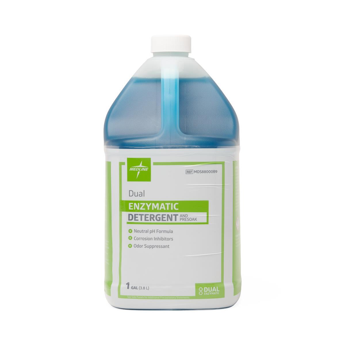 Case of 4 – Medline Dual Enzymatic Detergent & Presoak – 1 Gal (3.8l) MDS88000B9