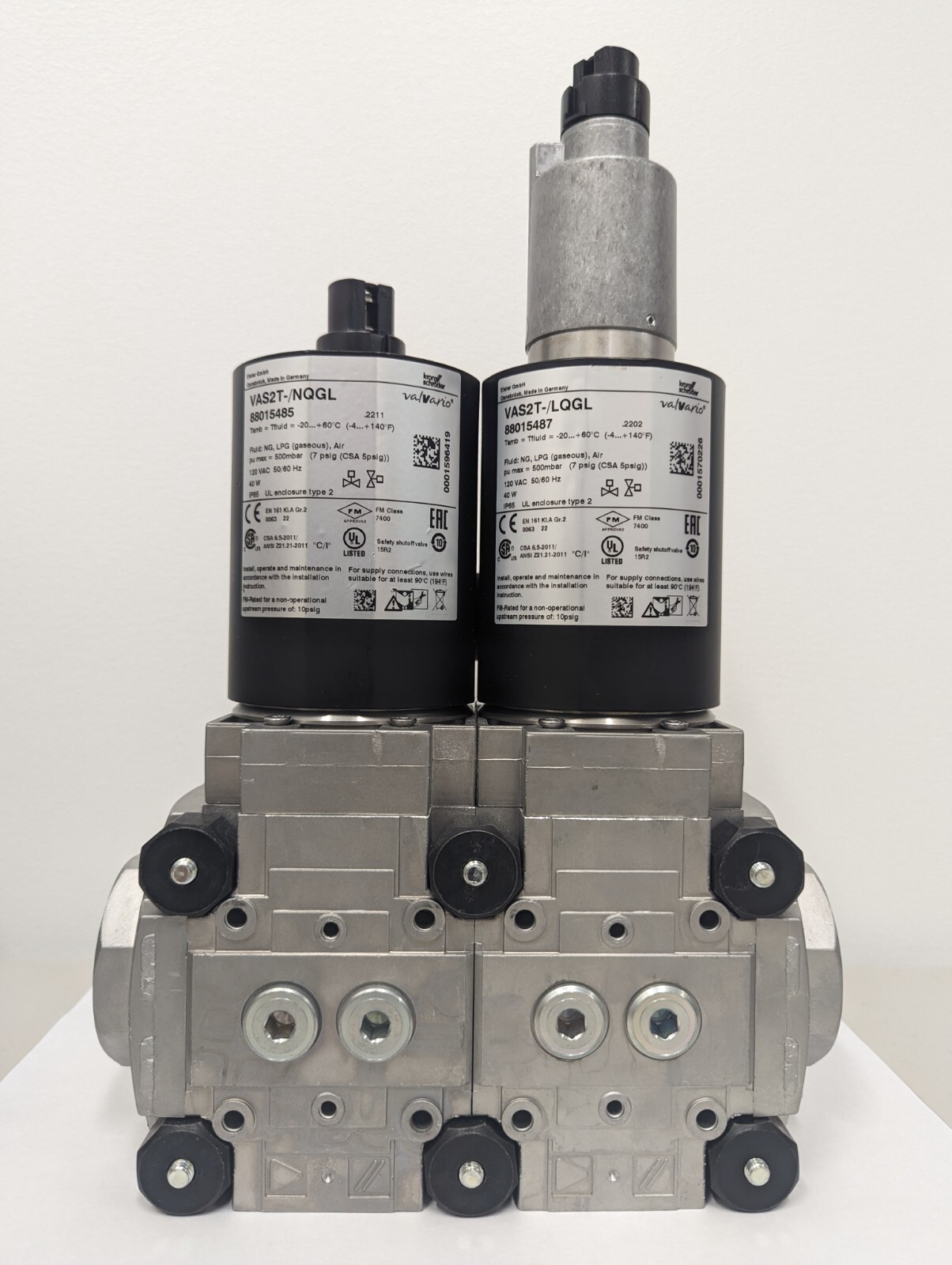 Double Solenoid Valve 1 1/4″ KromSchroder VAS2T-/NQGL+VAS2T-LQGL