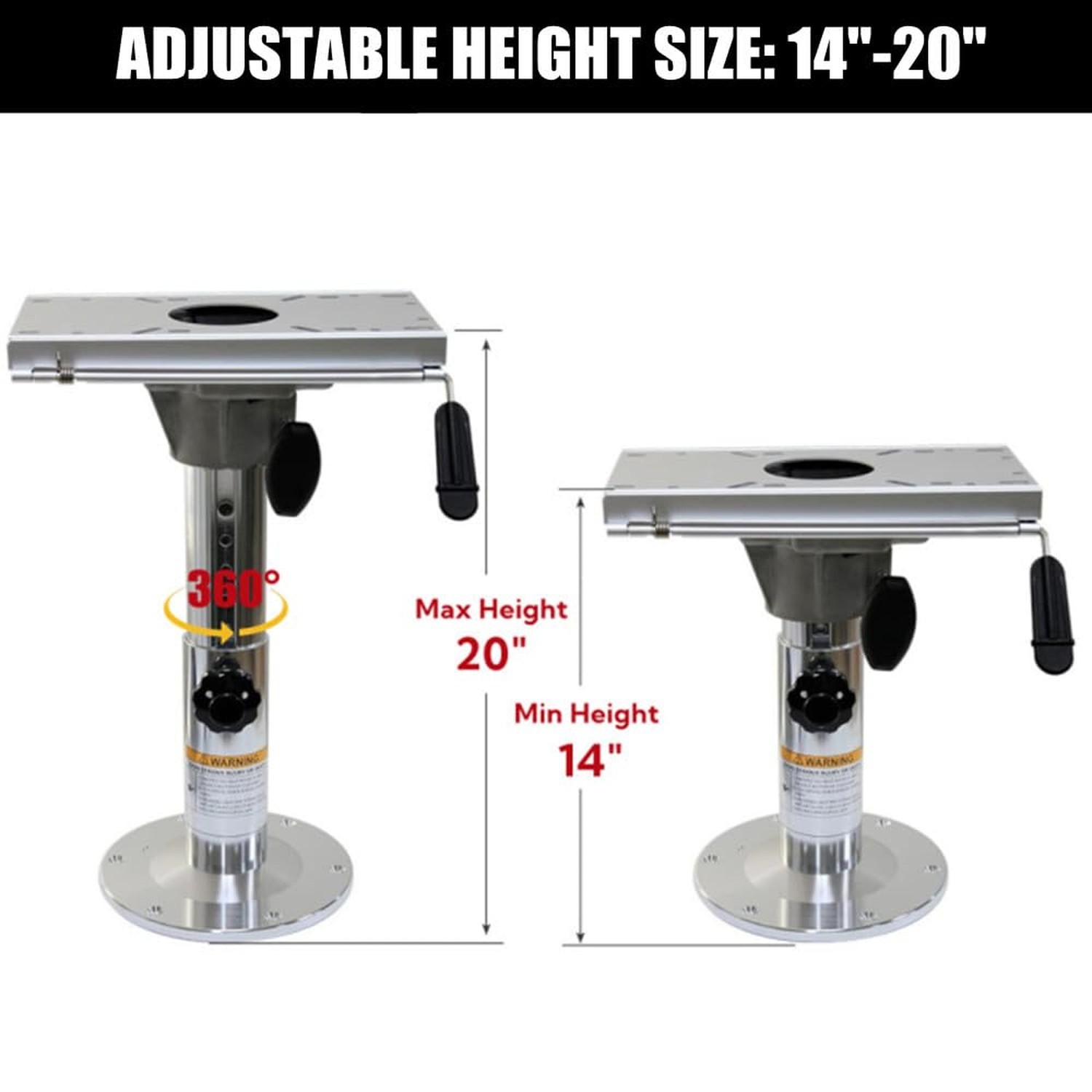 Boat Seat Pedestal, Aluminum Boat Seats and Pedestals with Slide and Swivel, …