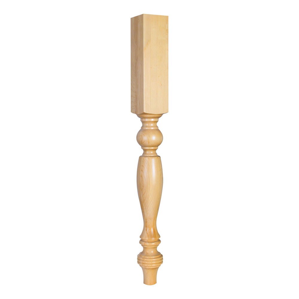 Tapered Smooth Wood Post/ Leg- 3-3/4″ x 3-3/4″ x 35-1/2″- # P4-2RW
