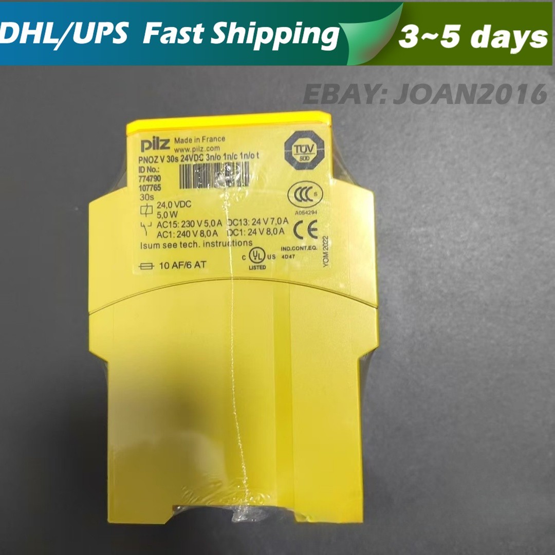 1PC NEW PILZ PNOZ V 30s 24VDC 3n/o 1n/c 1n/o t 774790 safety relay