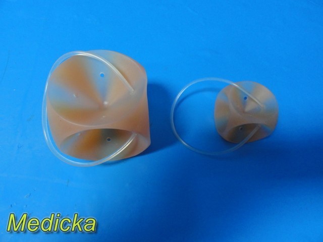 Lot of 2 Bioteque Silicone Cube Pessary CU45D #5 & CU75D #9 | With Drain ~ 38825