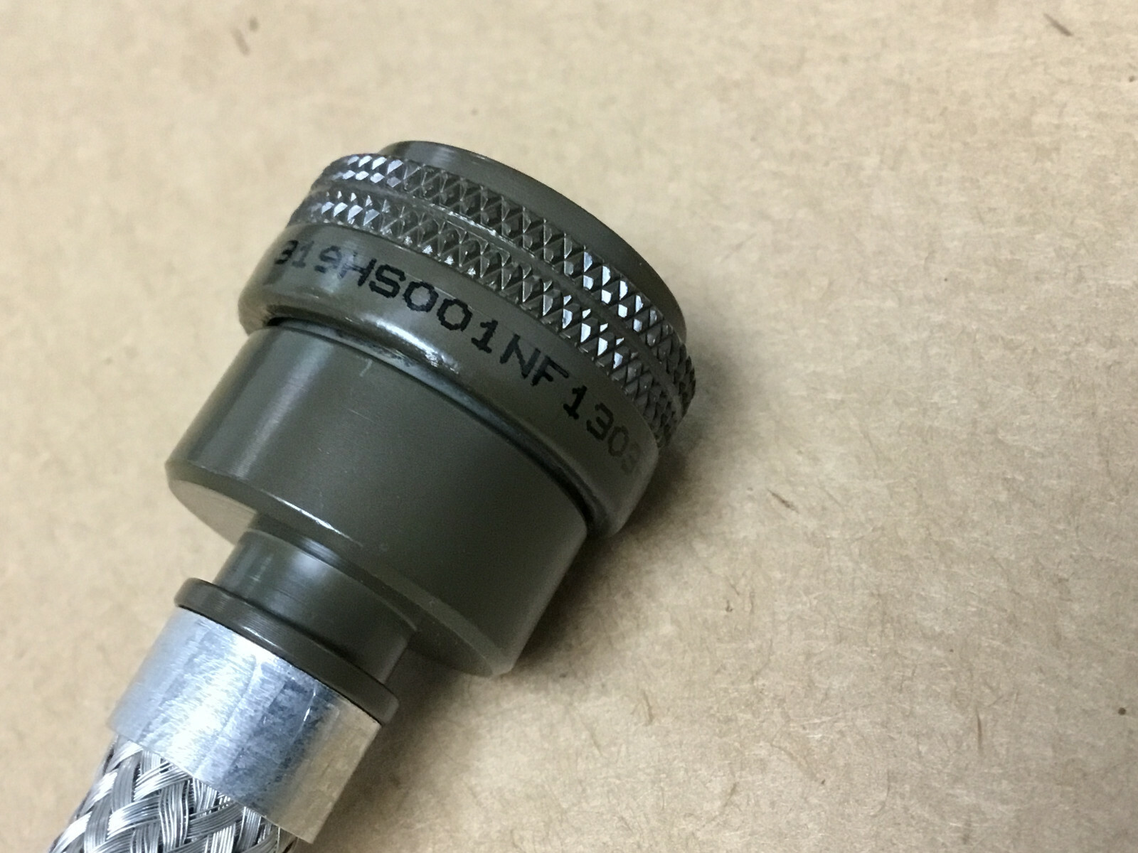 (1 PC) Glenair 319HS001NF1303-6 Straight Rotatable Coupling-Low Profile MFG CERT