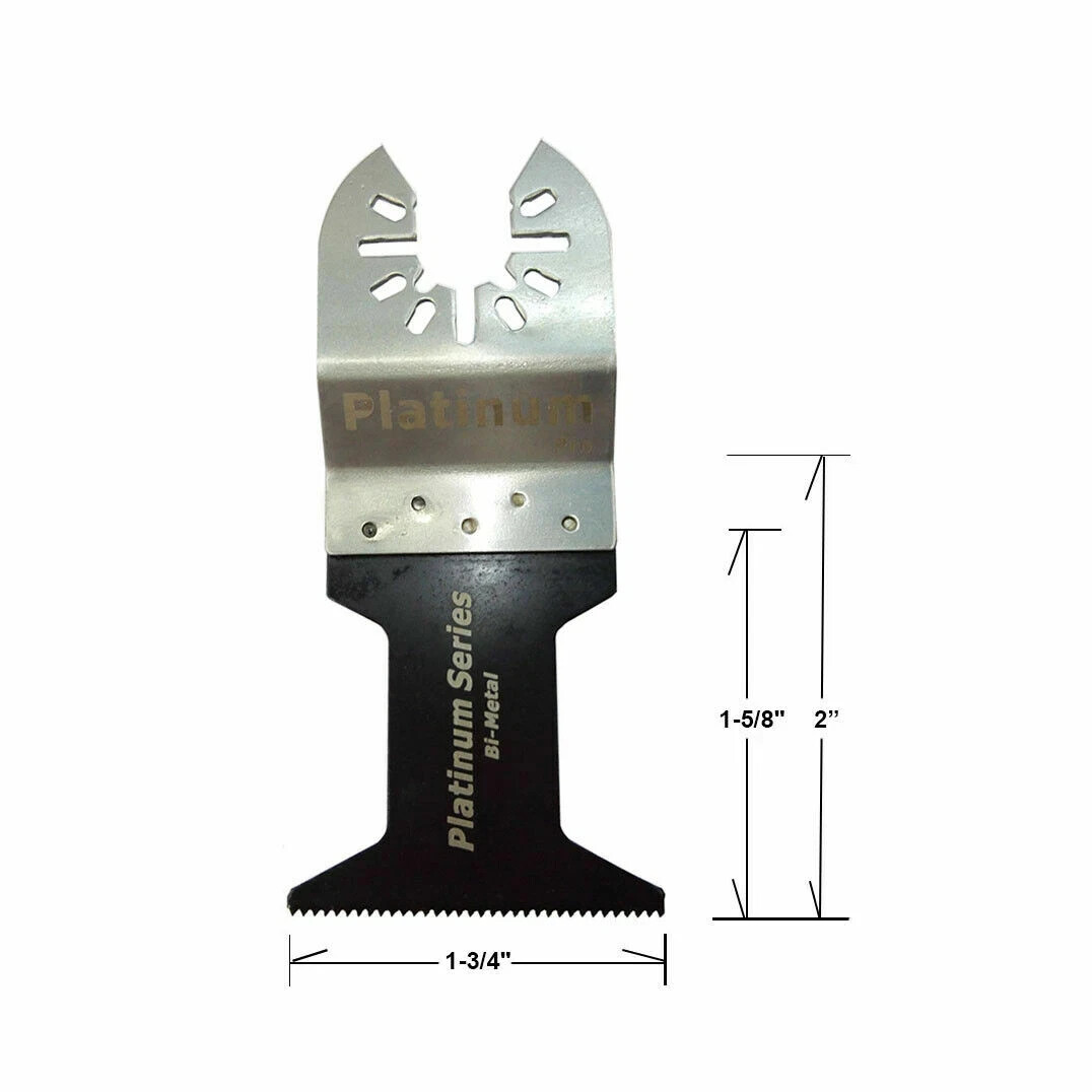 10 Universal Saw Blade Oscillating Multi Tool Wood Metal Cut Cutter Bi-Metal
