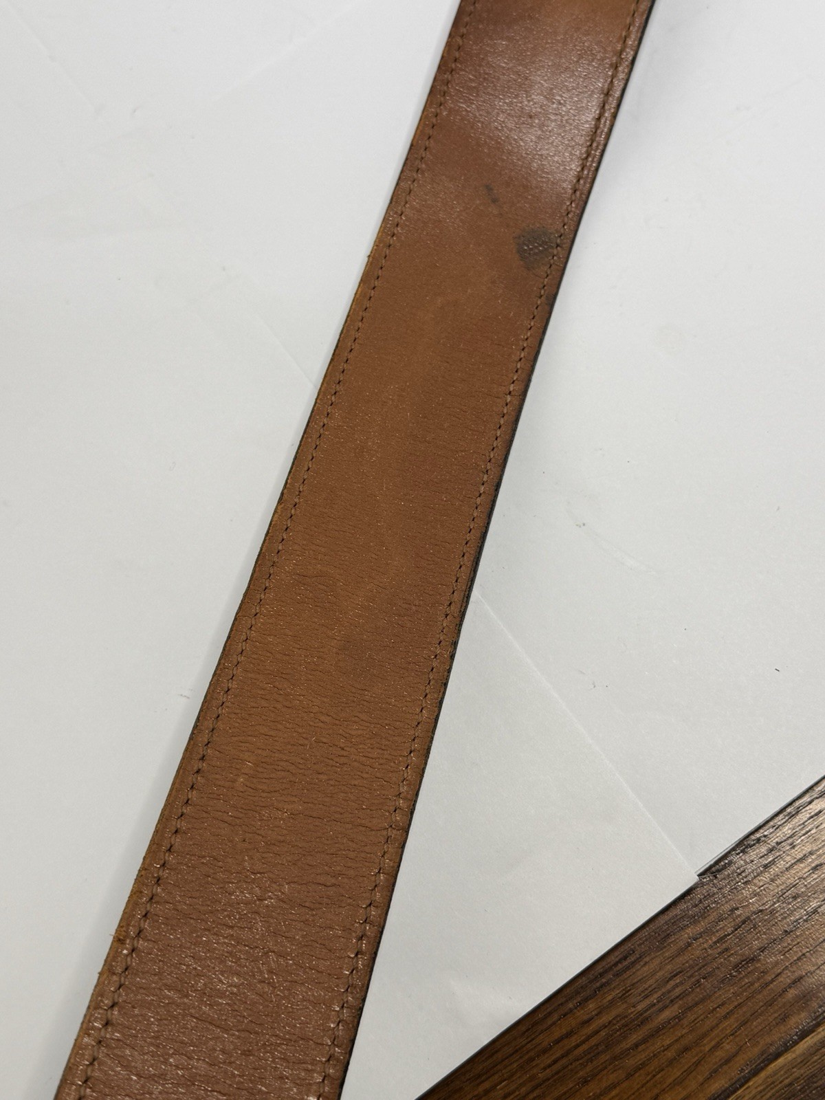 Vintage Smith & Wesson Black Leather Basketweave Duty Belt Size 34 / 42″ Inches