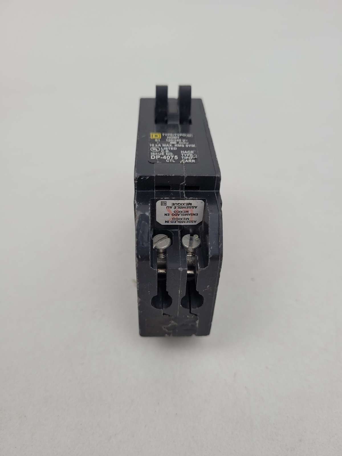 HOMT2020 Square D 20 Amp 1 pole Circuit Breaker – Next Day Option – Flaw