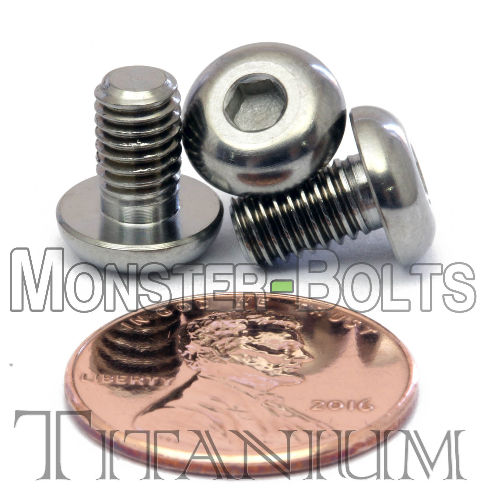 M5 x 0.80 Titanium Button Head Socket Cap Screws – Grade 5 Ti6Al4V, Metric, ISO