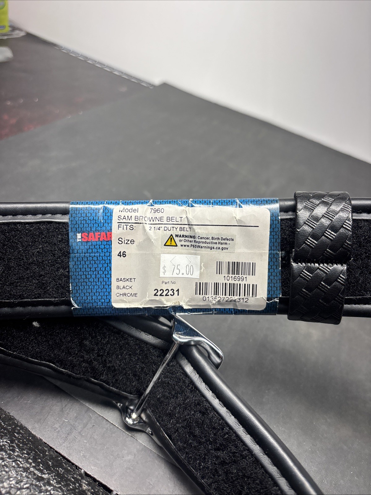 Bianchi 7960 Duty Belt Size 46″ w/Belt Keeper, AccuMold Elite 2.25″