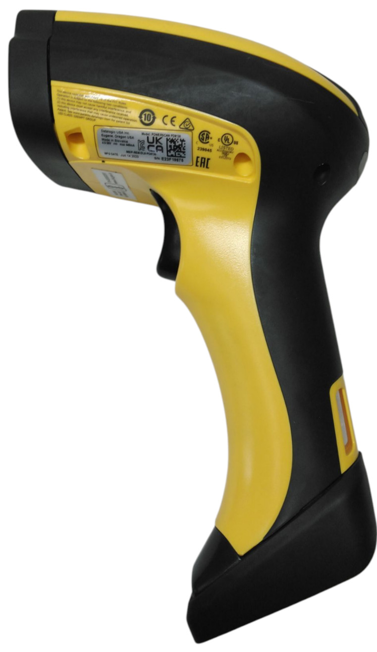 DATALOGIC POWERSCAN PD9130 HANDHELD BARCODE SCANNER NO USB CABLE