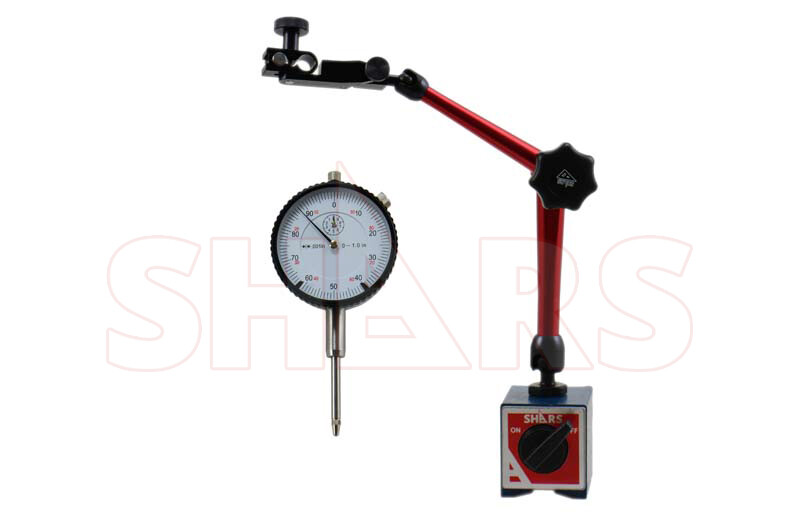 176Lbs Magnetic Base Holder Speed Set Fine Adjustment + 1″ Dial Indicator ^]