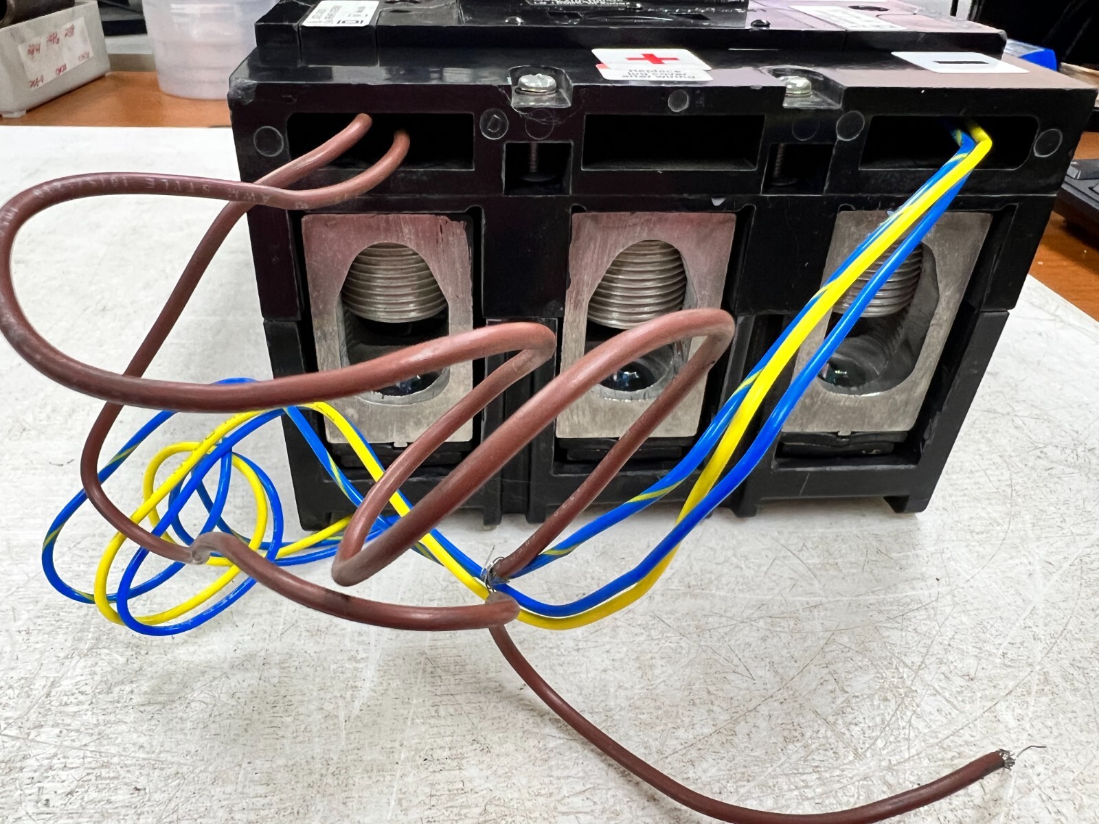 👀 SQUARE D 400A CIRCUIT BREAKER 500 VDC 3P LHL3640030DC1616 W/ AUX & SHUNT TRIP
