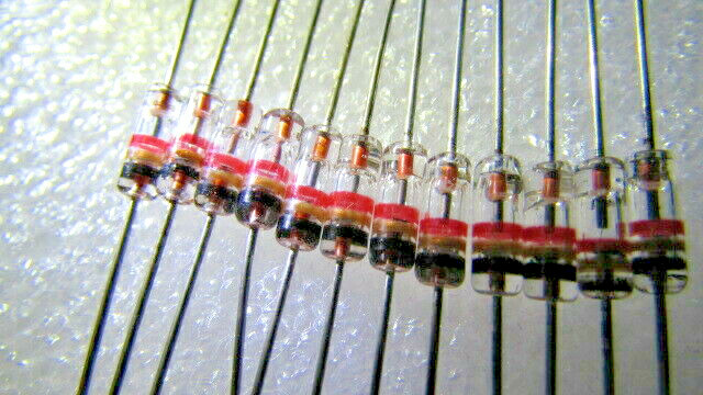 1N34A Germanium Gold Bonded Diodes ITT, BKC, MICROSEMI (100pcs) BEST DEAL U.S.A.