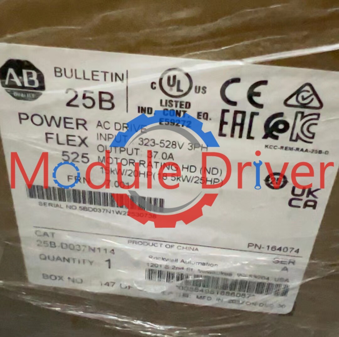 25B-D037N114 New Sealed 25B-D037N114 525 18.5kw/25HP Allen-Bradley AC Drive