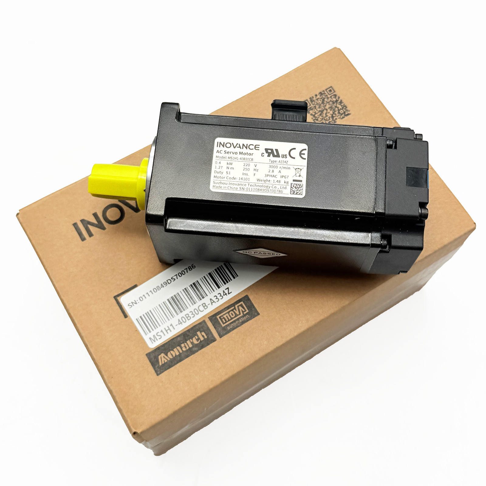 Brand New 1Pcs MS1H1-40B30CB-A334Z for INOVANCE Servo Motor MS1H140B30CB-A334Z