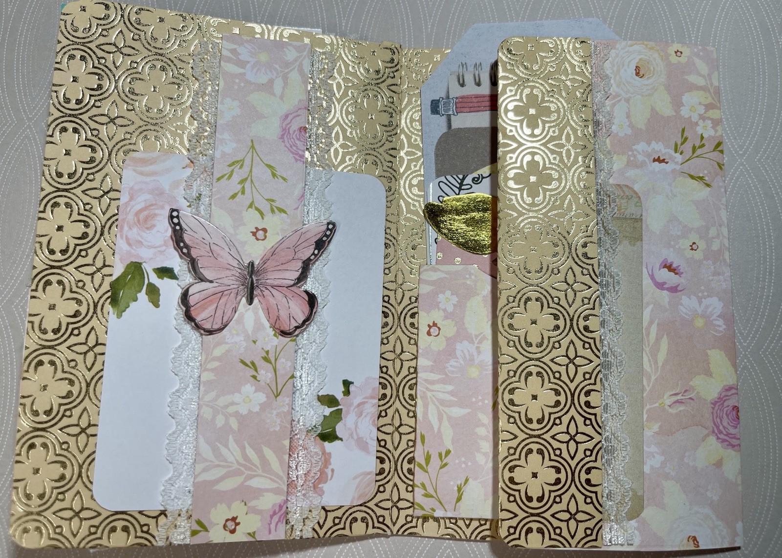 Handmade Junk Journal Folio Joy Themed
