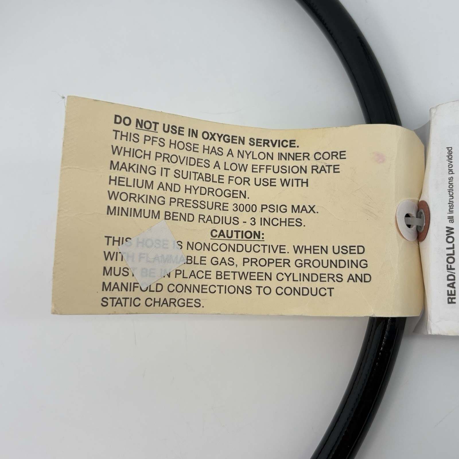 USG Helium Transfill Hose Assembly 36in Dual Gauges New With Inflator Read Ds