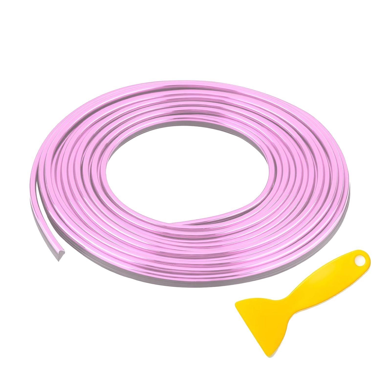Car Interior Moulding Trim Strip, 33Ft/10M Auto Electroplating Decoration Sty…