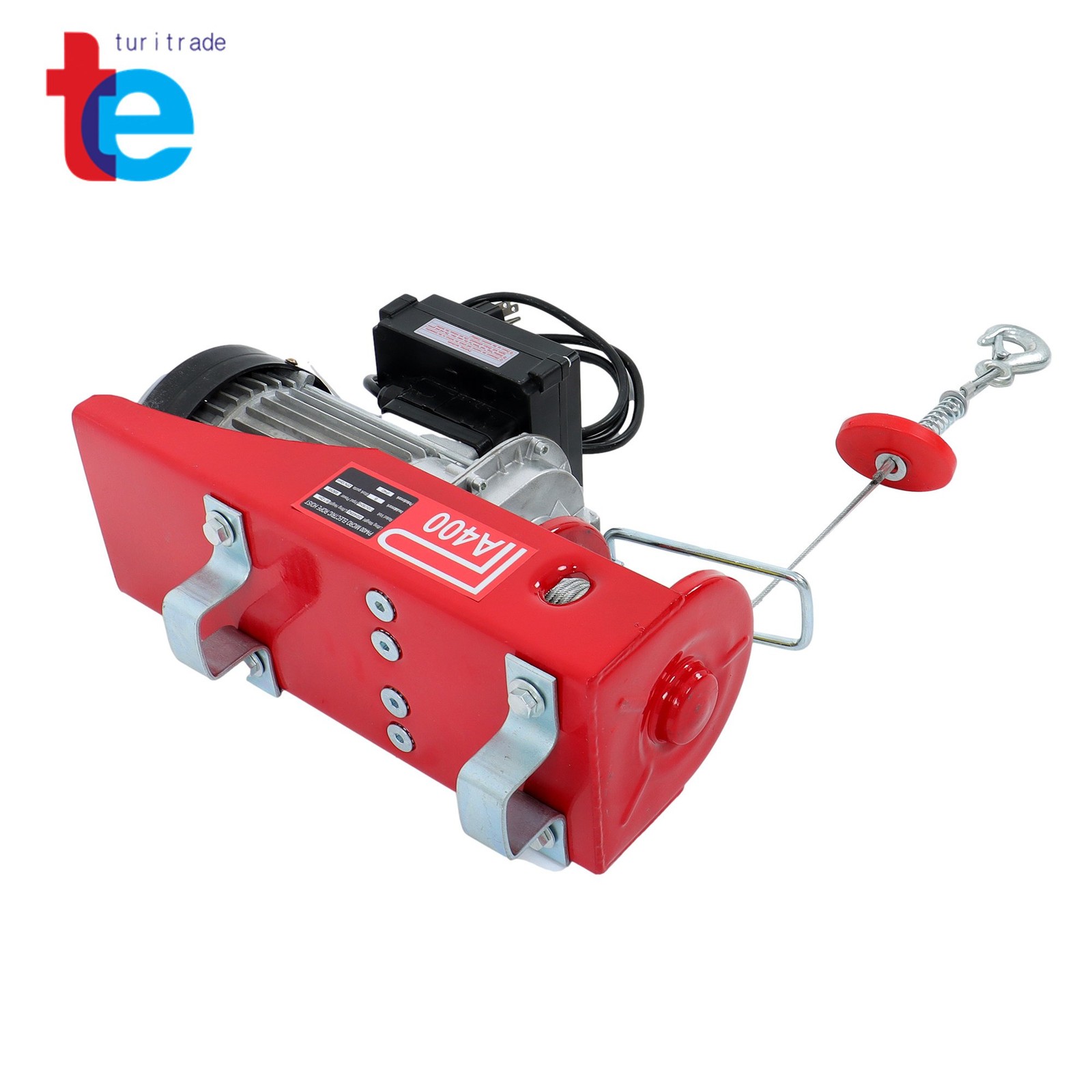 880LBS Wireless Remote Control Electric Hoist 110V 980W Maximum Height 40ft